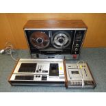 A Panasonic RS 790 AD reel to reel tape,