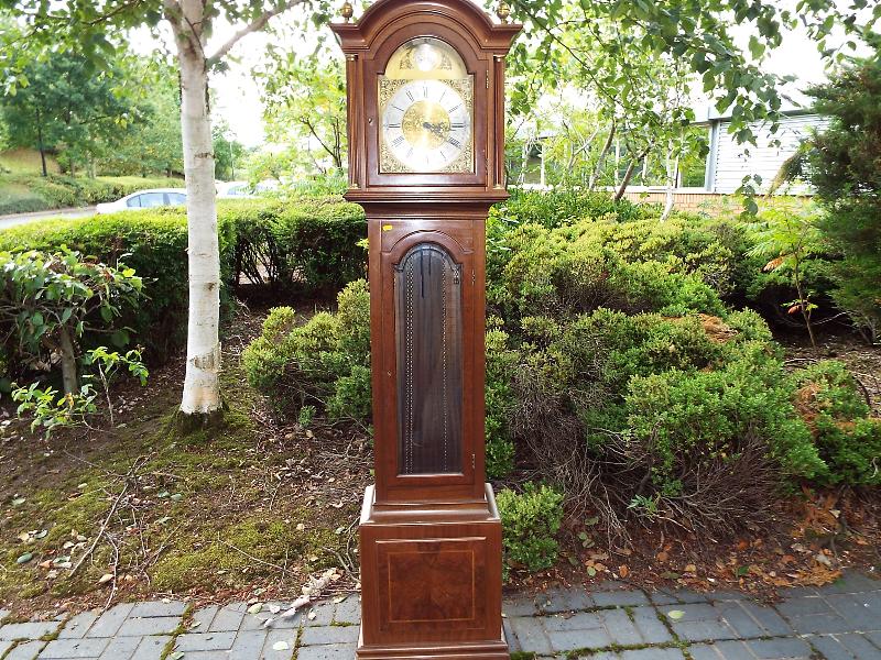 A 20th century weight driven longcase clock,