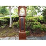 A 20th century weight driven longcase clock,