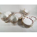 A Paragon tea service decorated in the Elegance pattern,