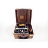 A Precision Series 856-G Ampmeter, in original wooden case,