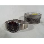 A gentleman's tailor made stainless steel wristwatch,