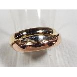 Three 9ct gold rings, approx weight 4.