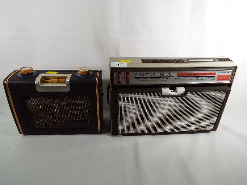 A Sky Master Ever Ready radio and a 208 Fidelity radio (2)