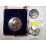 A mixed lot to include a 1901 Technological Examination 2nd Prize cased medal,