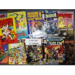 A large quantity of comics and magazines to include The Beano, The Dandy,