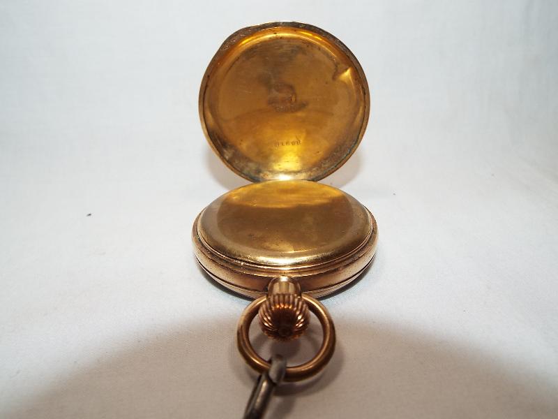 A gentleman's stem-wind Waltham pocket watch in a gold-plated Star case, - Image 2 of 3