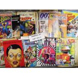 A large quantity of comics and magazines to include The Beano, The Dandy,