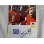 Football Memorabilia - 1966 England World Cup Winners picture including a World Championship Jules