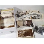 Approx 500 early mid period UK topographical postcards to include real photographs and street