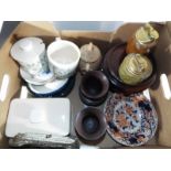 A good mixed lot to include Hornsea pottery, breweriana, treen,