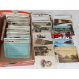 Approximately 450 early 20th century and later UK and foreign topographical postcards, subject,
