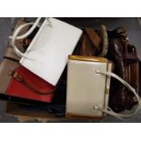 Approximately 14 handbags to include some vintage bags