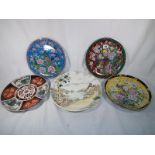 A collection of good quality Asian style pictorial plates (qty)