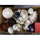 A mixed lot of ceramics to include Wedgwood,