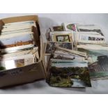 In excess of 500 mainly early period UK and foreign topographical postcards with subjects to