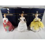 Three Royal Doulton Lady figurines comprising Gift of Love HN 3427,