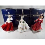 Three Royal Doulton Lady figurines to include Gail HN 2937,