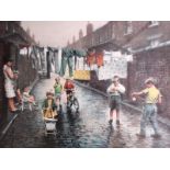 After H Grimshaw - A print entitled The Way We Were, issued in a limited edition of 650 (No 32),