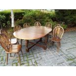 A good quality extending dining table,