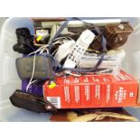 A good mixed lot to include cameras including a Miranda MS-1 super, a mini sewing machine, boxed,