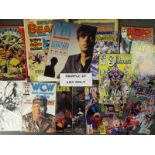 A large quantity of comics and magazines to include The Beano, The Dandy,