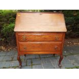 A mahogany writing bureau,