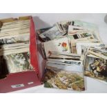 Approx 600 early to mid period postcards to include UK topographical, some foreign and subjects,