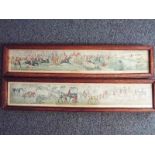 A pair of early 20th century prints depicting hunting scenes,