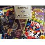 A large quantity of unsorted comics, children's annuals,