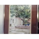 A watercolour depicting Cala d'Or,  Majorca by Benjamin Smith signed lower right by the artist,