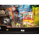 A collection of predominantly sealed blister packs to include Star Wars, Monsters, The Incredibles,