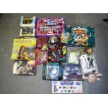 A good mixed lot of toys to include board games sealed blister packs and other