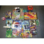 A collection of predominantly sealed blister packs to include Spider Man, Power Rangers,