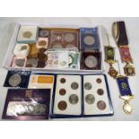 Numismatology - a collection of Royal commemorative coins,