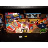 A good mixed lot to include sealed blister packs, board games,
