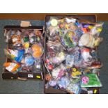 Two boxes containing a large quantity of predominately sealed McDonald Toys (2)