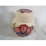 A Moorcroft Pottery covered ginger jar d