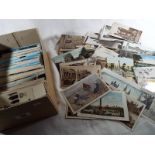 Approximately 350 period postcards, main