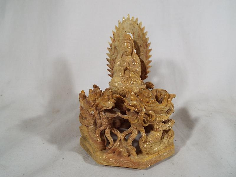 A highly carved fine, good quality Chine