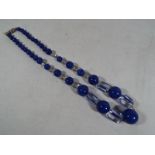 A good quality lapis lazuli single stran