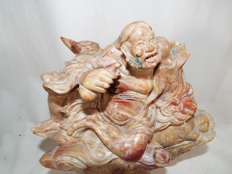 A good quality Chinese soapstone fine ca - Image 2 of 6