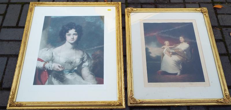 Five good quality prints depicting femal - Image 2 of 3