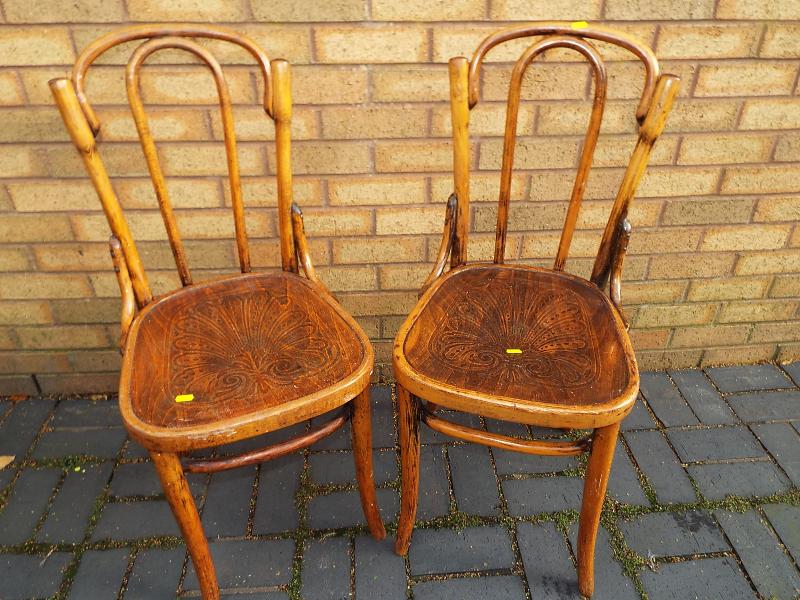Two Bentwood chairs - Image 2 of 2