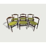 Six Hans Wegner Dining Chairs