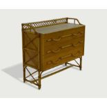 Bamboo Commode