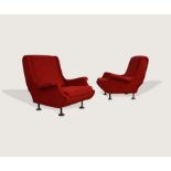 Pair of Senator Armchairs c,1962 Pair of Regent armchairs designed by Marco Zanuso and  manufactured