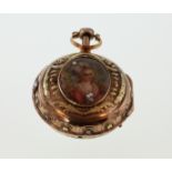 Romilly A Paris. An 18th century Quarter Repeating Hunting Cased Ketwound Two Colour Gold Pocket