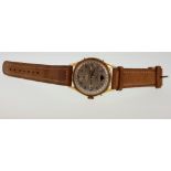 Record Watch Co. Geneve. DATOFIX Gentleman's Mechanical Wrist watch. No. 815564 In yellow gold