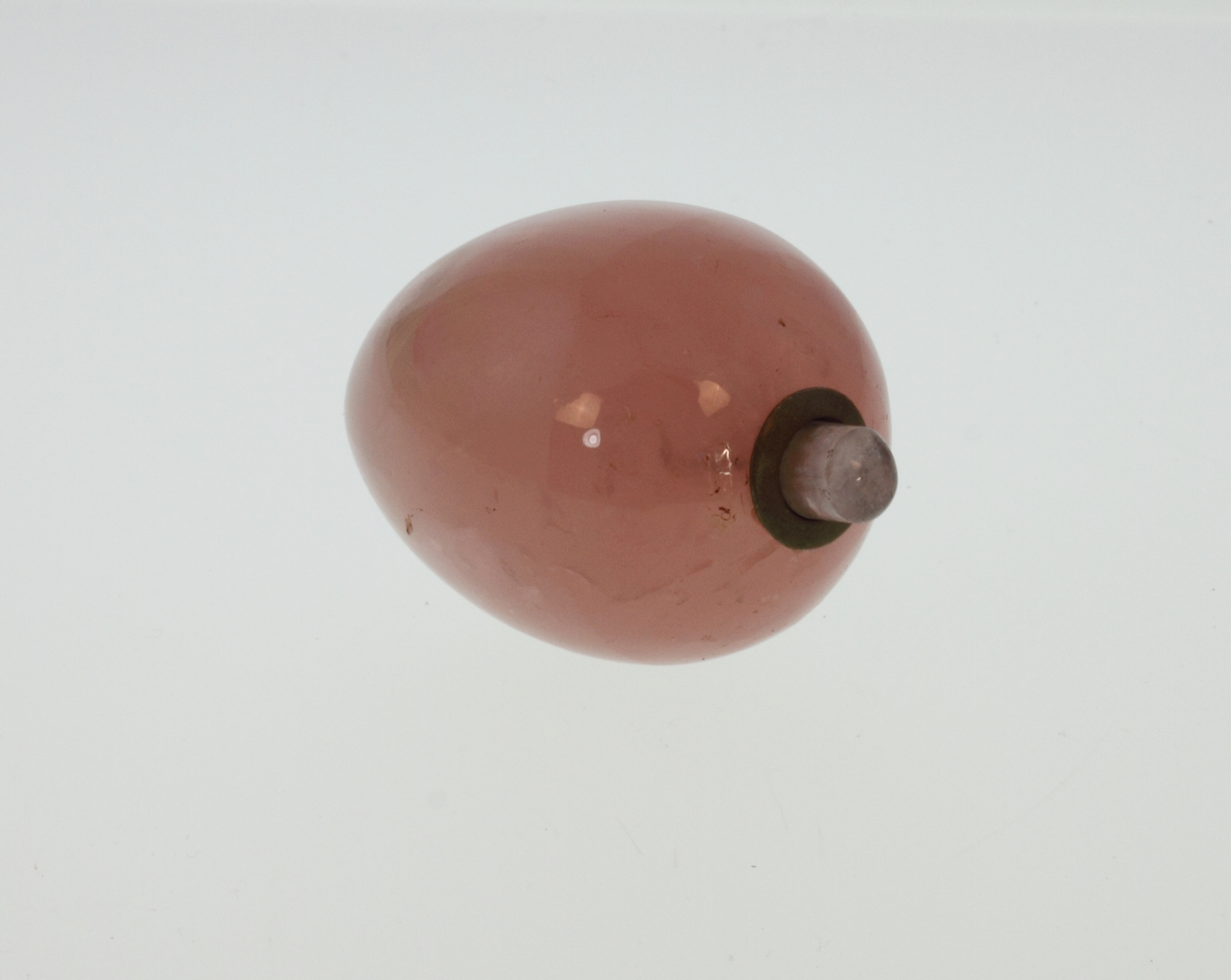 A Pink Quartz Bell Pull. Late 19th /earl - Image 4 of 6